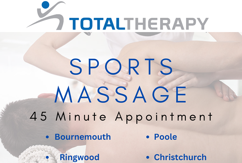 Total Therapy, Bournemouth- 45 Minute Sports Massage Treatment