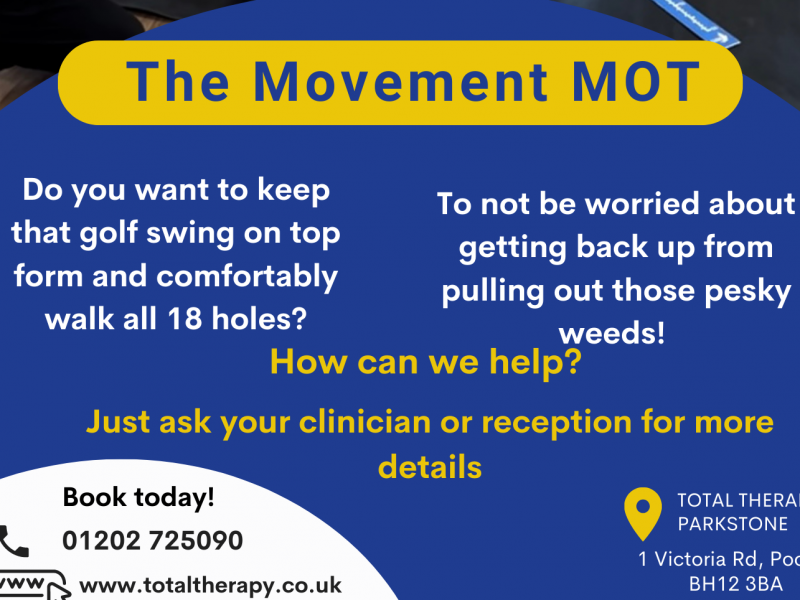 Total Therapy, Bournemouth- The Movement MOT